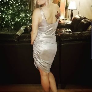 Graham and Spencer metallic dress